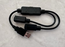 C2G 32185 1ft USB to PS/2 Keyboard/Mouse Adapter Cable - Black picture