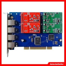 TDM410P NEW Asterisk Card FXS FXO Card TDM 410 PCI Freepbx dahdi Isabel tdm 400p picture