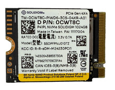 Solidigm P41PL SK hynix 1TB M.2 2230 NVMe Gen4 x4 SSD Dell P/N 0CWT8C 96% Health picture