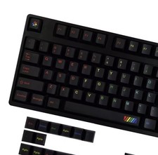 PBT Keycap GMK (Clone) Midnight Rainbow Dye Sub KeyCaps Cherry Profile MX Cherry picture