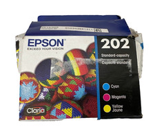 Epson 202 Color Ink Cartridge – Genuine OEM Sealed New Expires 08/28 picture