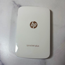 HP Sprocket Plus Portable Photo Printer White Rose Gold Bluetooth 2.3x3.4 picture