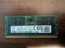 Samsung 16GB DDR5 CSODIMM 6400 MHz Laptop Memory RAM M435R2GA3PB1-CCPSG picture