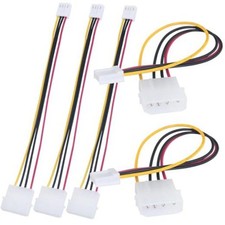 5PCS Large 4Pin to Small 4Pin Power Cord IDE Power to Floppy Drive Power Cord picture