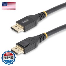 StarTech 50ft Active DisplayPort 1.4 Cable 8K 60Hz HDR10 4K 120Hz picture