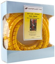 Caplugs SPPC Series – Safeplast Pre-Cut Spiral Wrap Hose & Cable Protector Ye... picture
