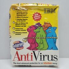 RARE NEW IBM AntiVirus v3.0, DOS, Windows 3.1/95/NT & OS/2 Sealed Retail Big Box picture