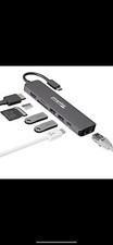 Plugable USB-C Hub 7-in-1, USB C Hub Compatible with Mac, Windows, Chromebook picture