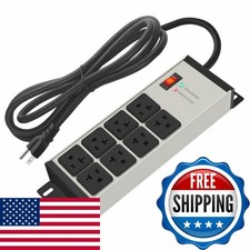 CCCEI Heavy Duty Power Strip Surge Protector 20 AMP, 8 Outlets 12 Gauge picture