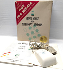 Z-NIX E6QMOUSE X31 2 Button DB-9 Vintage Computer PC Mouse with Box & Manual picture