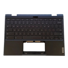 New For Lenovo 300e Chromebook 2nd Gen AST Palmrest Case Keyboard 5CB0Z21553 picture