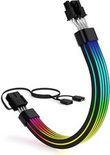 Sirlyr RGB 8 Pin PCIE Cable,Bright ARGB GPU Cables Extension for RTX 3060 406 picture