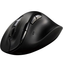 ELECOM EX-G PRO Erogonomic Quiet Wireless Mouse Large Black picture