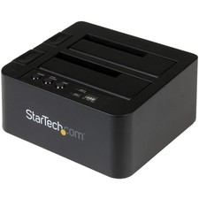 StarTech.com Standalone Hard Drive Duplicator, External Dual Bay HDD/SSD Clon... picture