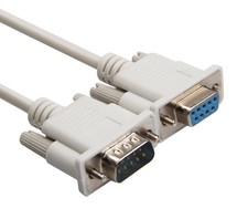5FT 1.5M 9 Pin Extension Cable Serial Direct Male to Female RS232 DB9 M-F NEW Us picture