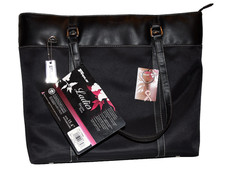 Targus Black Nylon and Faux Leather 15