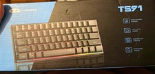 MAGEGEE TS91 Wired Gaming Keyboard RGB Backlit, Multimedia Keys, Black QWERTY picture