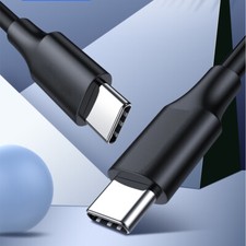 1-Pack Fast USB C To Type-C Fast Charging Data SYNC Charger Cable Cord 3FT NEW picture