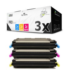 3x Compatible HP Color LaserJet 4700 Toner Q5951A-53A Q5951A-Q5953A 643A CMY picture