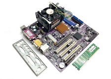 ECS L4S5MG/651+ v3.02 Motherboard mATX mPGA478 Pentium 4 2.53GHz 512MB RAM I/O picture