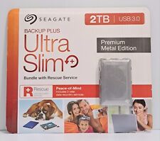 Seagate Backup Plus Ultra Slim 2TB Premium Metal Edition Portable Hard Drive picture