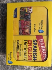 Rosetta Stone Español Spanish [Latin] Level 1-5 set Barron's Dictionary picture