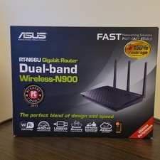 ASUS RT-N66RU Wireless-N900 Dual Band Gigabit Wireless N Router Open Box picture