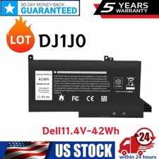 Lot 1-30 Battery DJ1J0 For Dell Latitude 7280 7290 7380 7390 7480 7490 3Cells picture