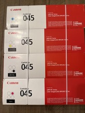 Genuine Canon 045 Toner Set 4 Pack CMYK OEM for MF632Cdw MF634Cdw New- Open Box picture