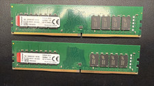 32GB Kit 2x16GB DDR4 2400MHz Desktop RAM Kingston KVR24N17D8/16 Matched Pair picture
