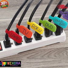 25pcs Wire Markers - Writable Cable Labels with Hook, Loop for Easy Organization picture
