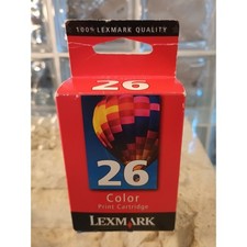 Genuine Lexmark 26 Color Printer Ink Cartridge 10N0026 Brand New  picture
