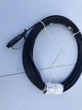 COMMSCOPE SINGLE STRAND LOCATABLE FIBER OPTIC DROP CABLE 100ft SC CONNECTORS picture