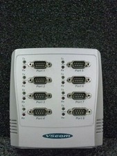 VScom 8 Port Serial RS232 to Serial Adapter Data Control Box picture