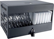 16-Device Charging Station for iPads, Laptops - Tablet Charging Cabinet w/ Lock picture