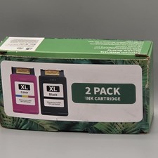 Genuine 2-Pack HP 67XL Black/ Color ink cartridges New Open Box picture