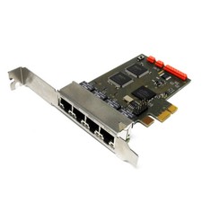 Ferrari QuadE1 LP A5 4xPRI PCIe x1 OfficeMaster Gate Card for Fujitsu Primergy picture