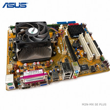 ASUS M2N-MX SE PLUS Athlon 64 X2 5000+ 2GB DDR2 IDE Tested OK XP Retro picture