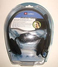 Labtec - Axis-502 Headset with Boom Microphone Brand New Factory Sealed Package picture