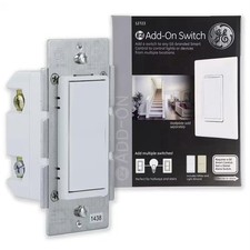 GE In-Wall ADD-ON Switch ZW2004 For GE Smart Control  Zigbee, Z-Wave New Sealed picture