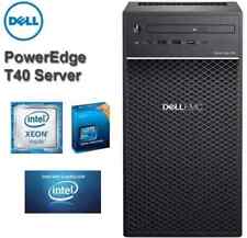 New 2022 Dell Power Edge T40 Xeon E-2224 3.5G 32GB SSD 1TB + HDD DVDRW SERVER picture