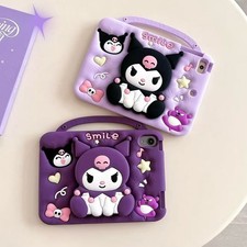 Kuromi Kids Shockproof Handle Case For Samsung Galaxy Tab A A8 A9+A11+A7 S6 Lite picture