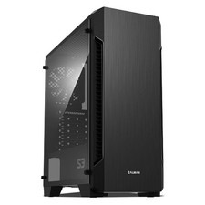 Zalman S3 ATX Mid Tower PC Case Full Acrylic Side Panel 3x 120mm Case Fans picture