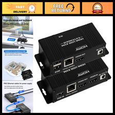 50m HDMI KVM Extender Over Ethernet, 1080P@60Hz, USB Keyboard & Mouse Support picture
