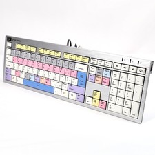 Logic Keyboard LXH-JME7596H Grass Valley Multimedia Keyboard picture