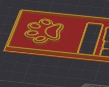 Custom Made IO Shield (Ventilated, Embossed, Perforrated), 3D Printed, Backplate picture