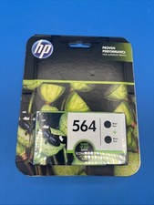 HP 564 Black Ink Cartridge Twin Pack Expired January 2019 Brand New Sealed picture