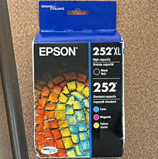 Epson 252XL/252 Genuine/Original Inkjet Ink Cartridges (BK/C/M/Y) picture