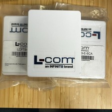 LOT OF 3 L-Com LCFTB-E-SCA Fiber Termination Box SC/APC Wall Mount Enclosure NEW picture