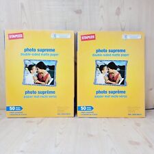 Staples Photo Supreme Double Sided Matte Paper 50 Sheets 8.5